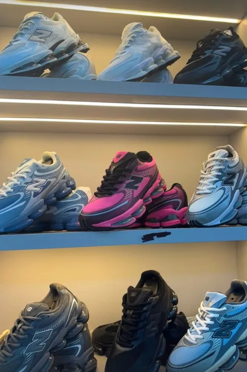 Seleção de tênis New Balance disponíveis por encomenda